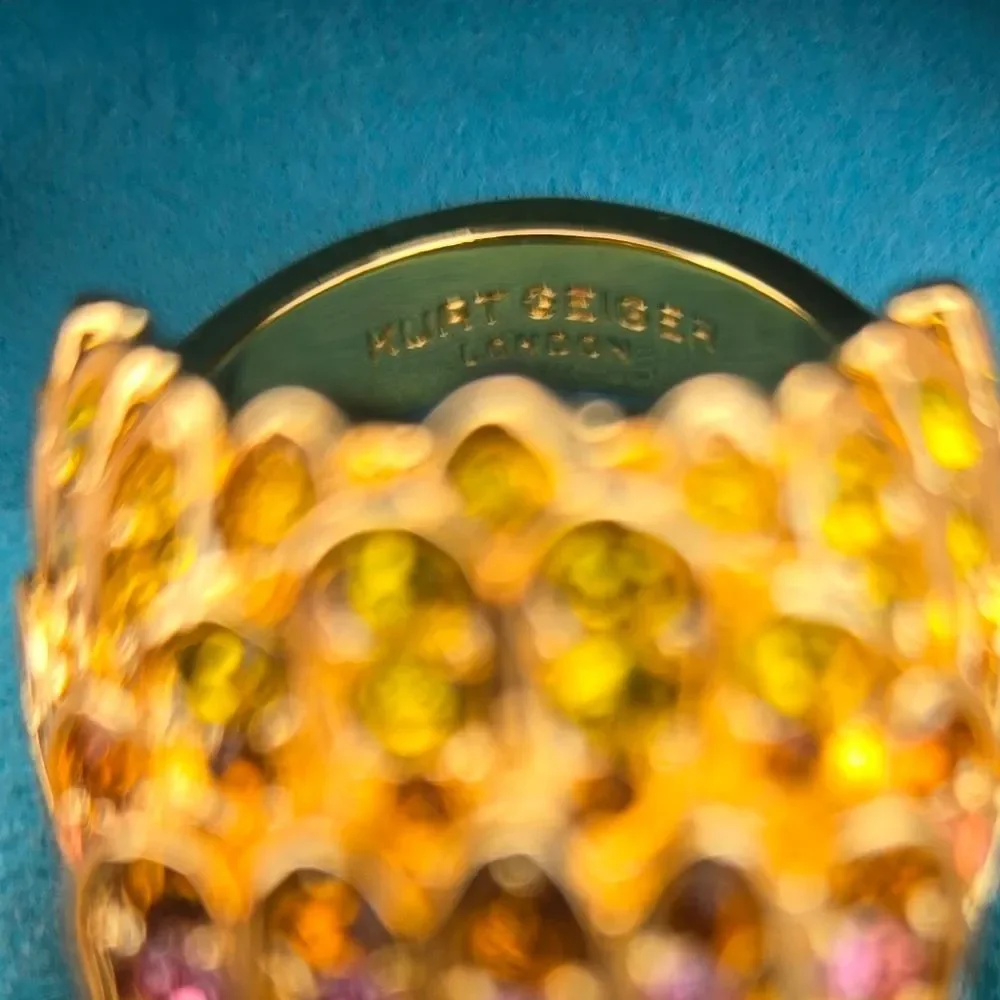 NEW Kurt Geiger Eagle Pave Ring Sz 7
